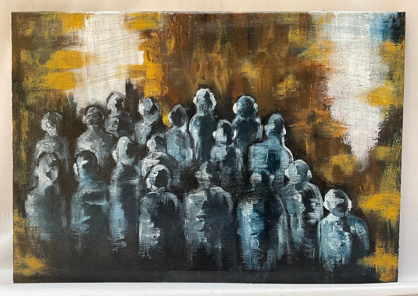 Finding Your True North — acrylic painting by Safiyah Fathy